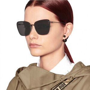 Dior Women Sunglasses Gunmetal Grey Butterfly MISSDIOR B2U H4A0 BRAND NEW
